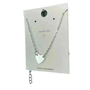 B1G1 Silver Heart Pendant Anklet